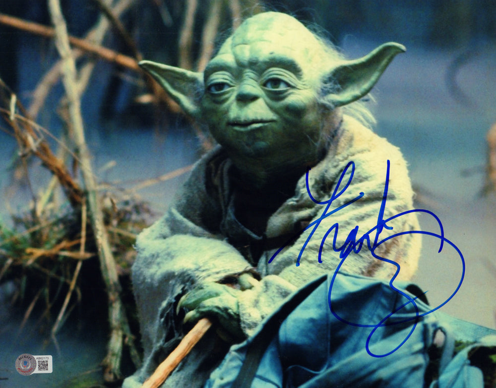 Frank Oz as Yoda in Star Wars: The Empire Strikes Back Signed 11x14 Photo