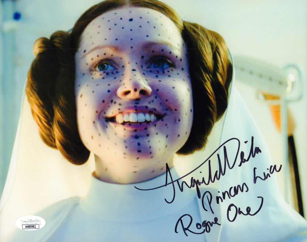 Ingvild Deila as Princess Leia in Rogue One: A Star Wars Story Signed 8x10 Photo