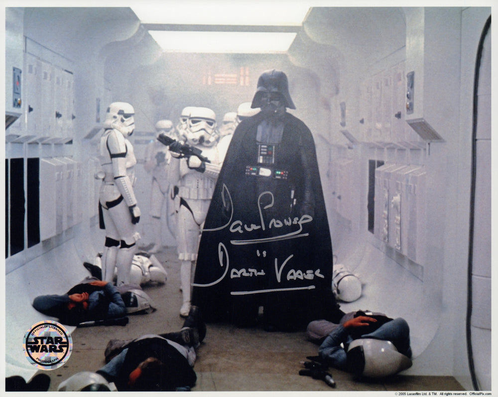 Dave Prowse as Darth Vader in Star Wars: A New Hope Signed 8x10 (Official Pix) Photo
