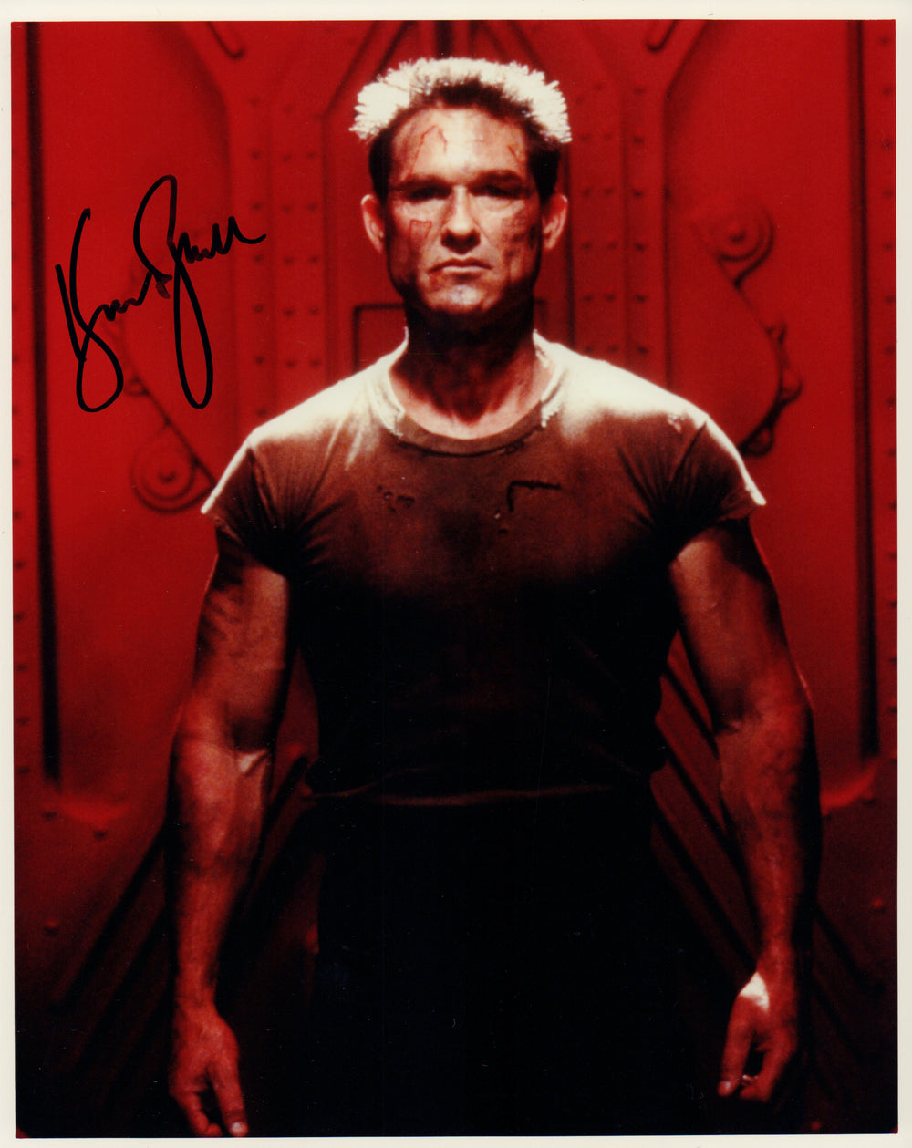 Kurt Russell as Colonel Jack O'Neil in Stargate Signed 8x10 Photo