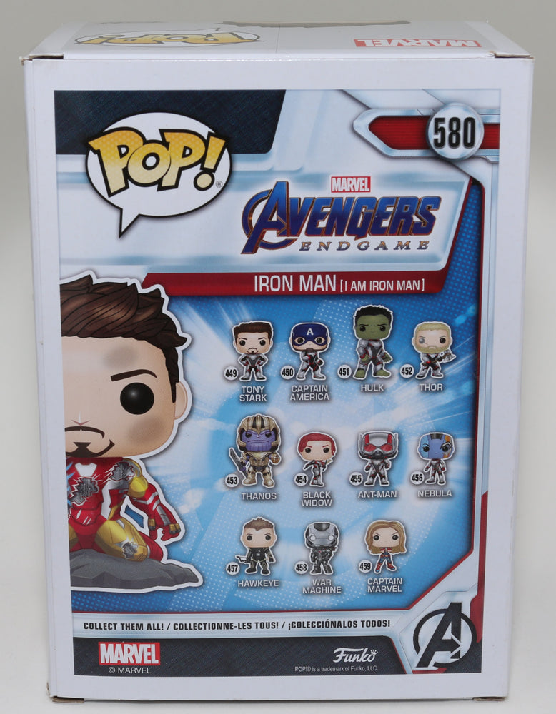 
                  
                    Robert Downey Jr. as Iron Man in Marvel's Avengers: Endgame Signed POP! Funko
                  
                