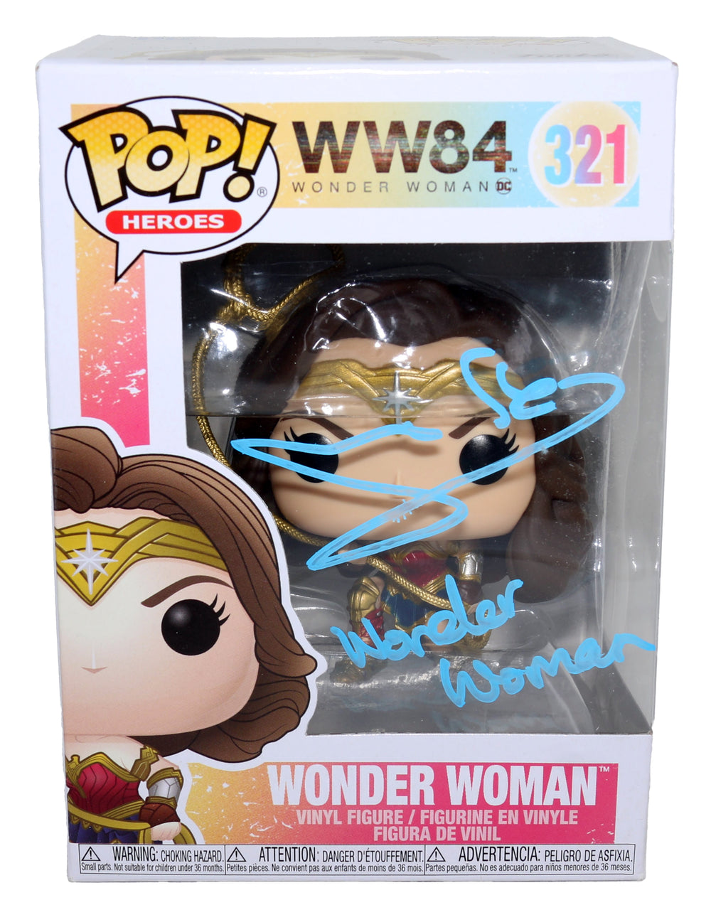 Gal Gadot as Wonder Woman in WW 1984 Signed POP! Funko