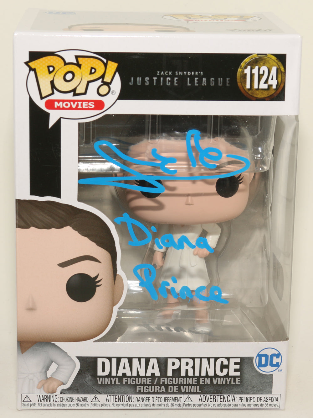 Gal Gadot as Diana Prince in Wonder Woman (SWAU) Signed Funko POP! with Character Name