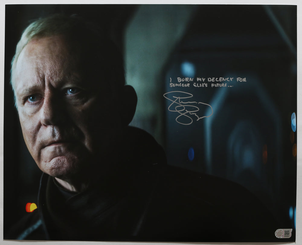 Stellan Skarsgård as Luthen Rael in Star Wars: Andor Signed 16x20 (SWAU) Photo with Quote