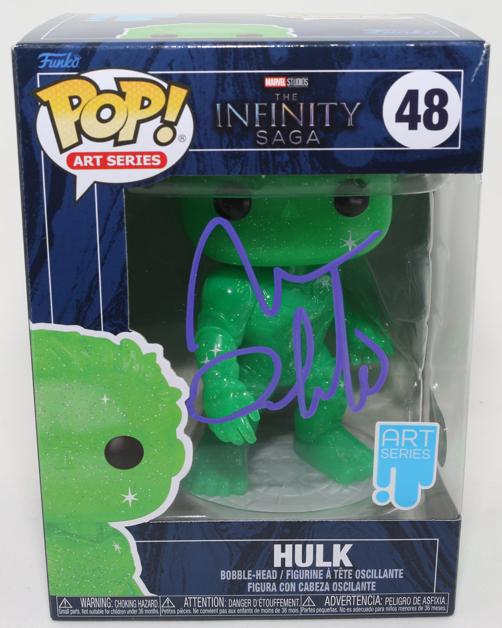 Mark Ruffalo as the Hulk  in Marvel's The Infinity Saga (SWAU) Signed POP! Art Series Green Funko