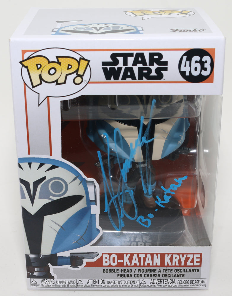 
                  
                    Katee Sackhoff as Bo-Katan in Star Wars: The Mandalorian (SWAU) Signed POP! Funko with Character Name
                  
                