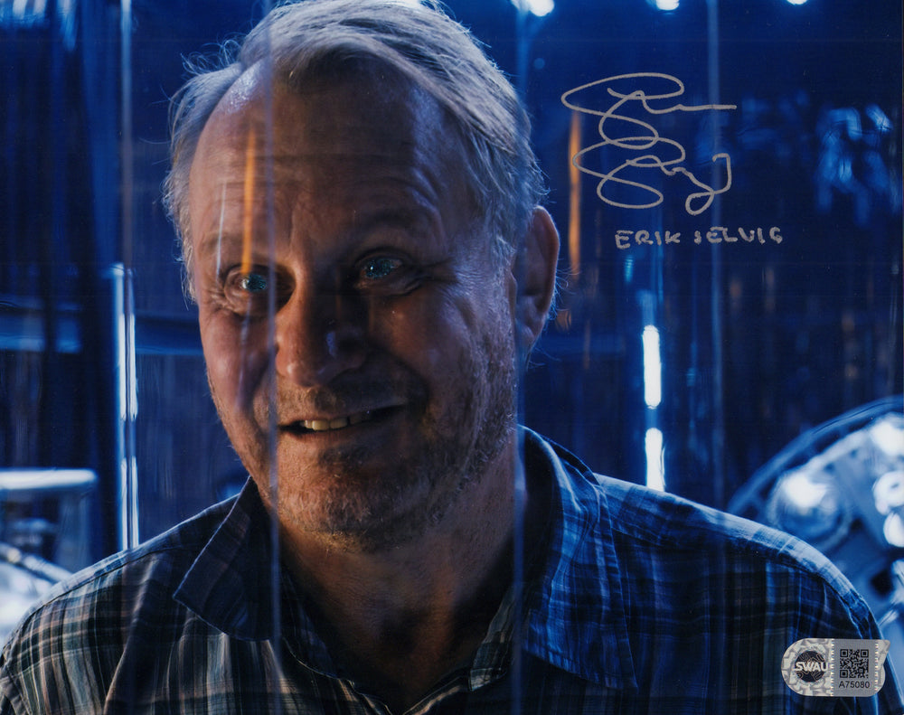 Stellan Skarsgård as Erik Selvig in Marvel's The Avengers (SWAU) Signed 8x10 Photo with Character Name