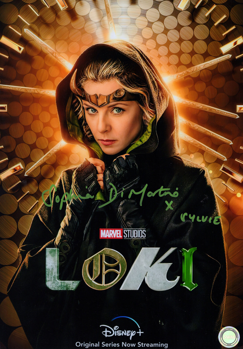 Sophia Di Martino as Sylvie in Loki (SWAU) Signed 11.5 x 16.5 Photo with Character Name