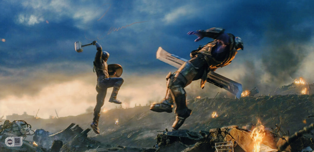 Chris Evans as Captain America in Avengers: Endgame (SWAU) Signed 10x20 Photo