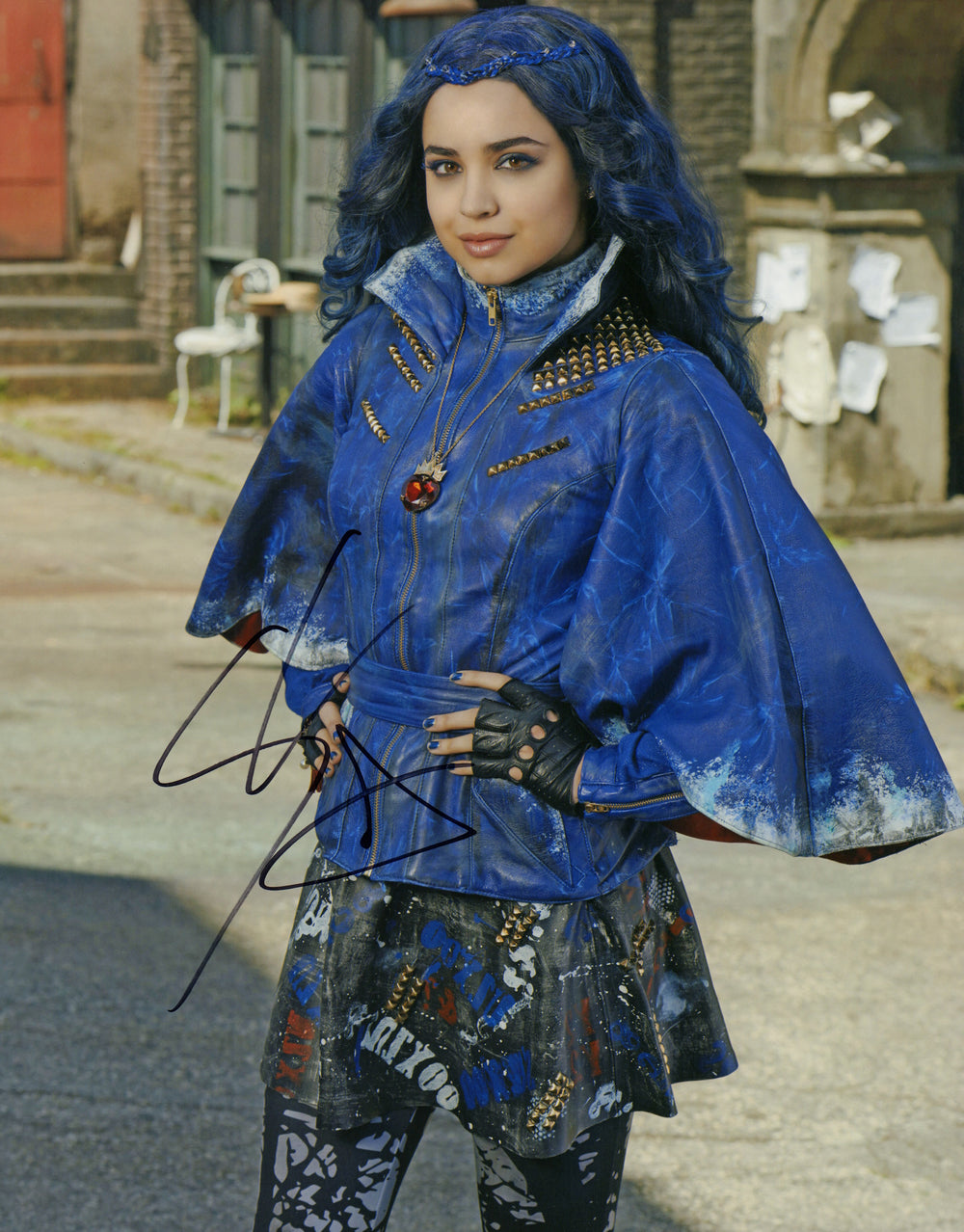 Sofia Carson as Evie, daughter of Evil Queen in Disney's Descendants Signed 11x14 Photo