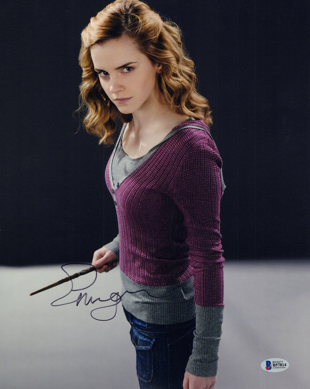 Emma Watson as Hermione Granger from Harry Potter Signed 11x14 Photo