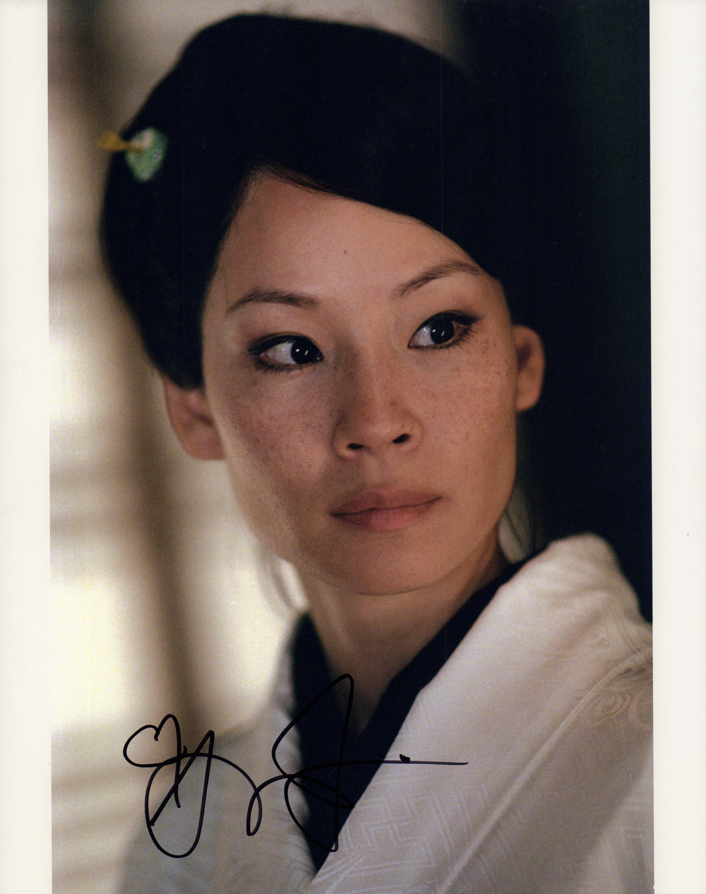 Lucy Liu as O-Ren Ishii from Quentin Tarantino's Kill Bill Signed 11x14 Photo