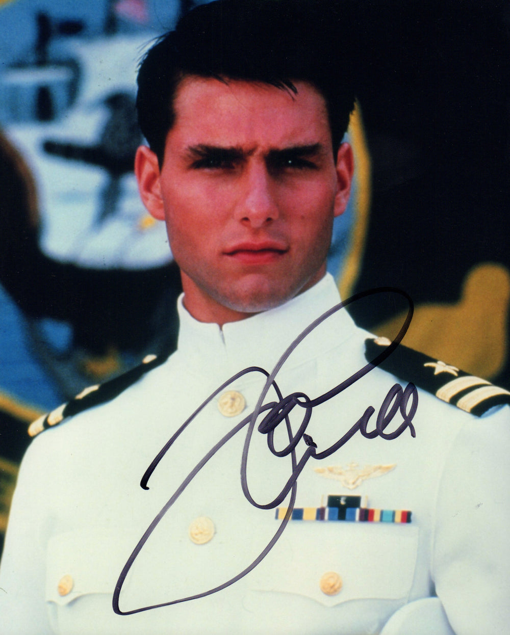 Tom Cruise as Maverick in Top Gun Signed 8x10 Photo