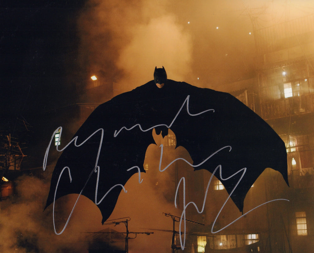 Christian Bale as Batman in Batman Begins 8x10 Signed Photo