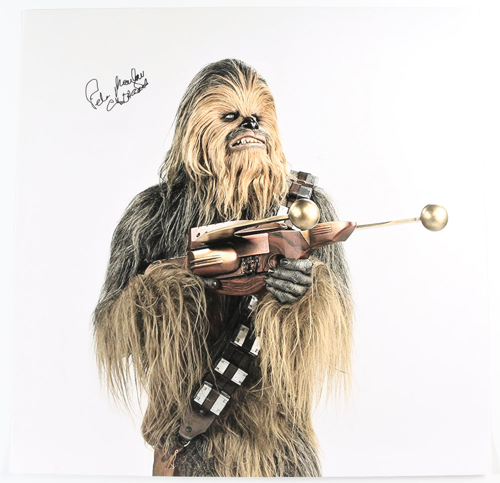 Peter Mayhew as Chewbacca in Star Wars Episode III: Revenge of the Sith Signed 24x24 Poster