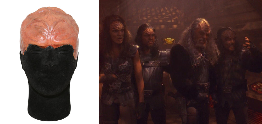 Star Trek: Deep Space Nine Season 5 Episode 21 Prosthetic Klingon Headpiece - 1997