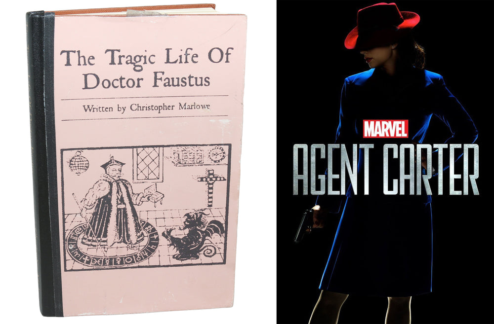 
                  
                    Agent Carter Marvel TV Series 'The Tragic Life of Doctor Faustus' Production Used Books from the Office of Dr. Ivchenko - 2015
                  
                