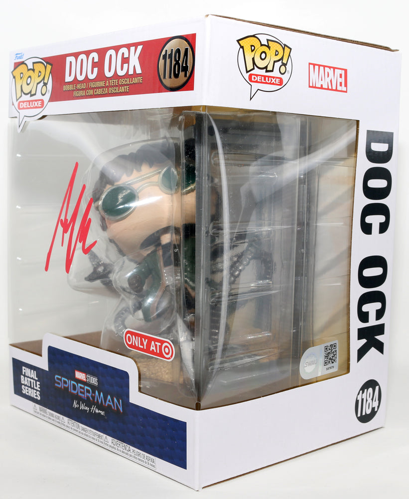 
                  
                    Alfred Molina as Doctor Octopus in Spider-Man: No Way Home (SWAU) Signed Oversized Funko POP! Deluxe #1184
                  
                