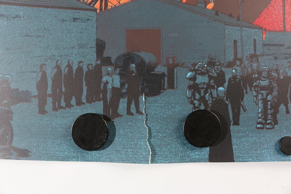 
                  
                    Aaron Moten as Maximus in Fallout Signed 24x36 Kevin Tong Art Print #78/100 with Character Name
                  
                