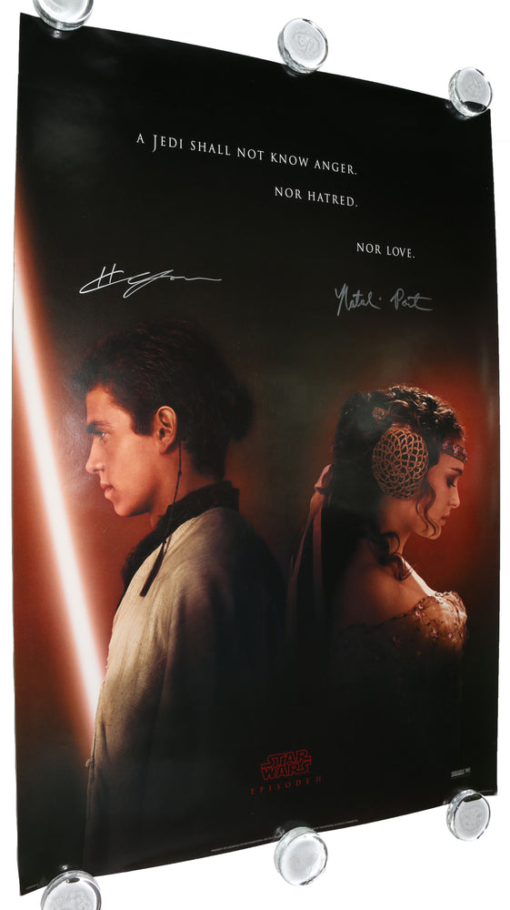 
                  
                    Natalie Portman & Hayden Christensen Signed Star Wars: Episode II Poster
                  
                