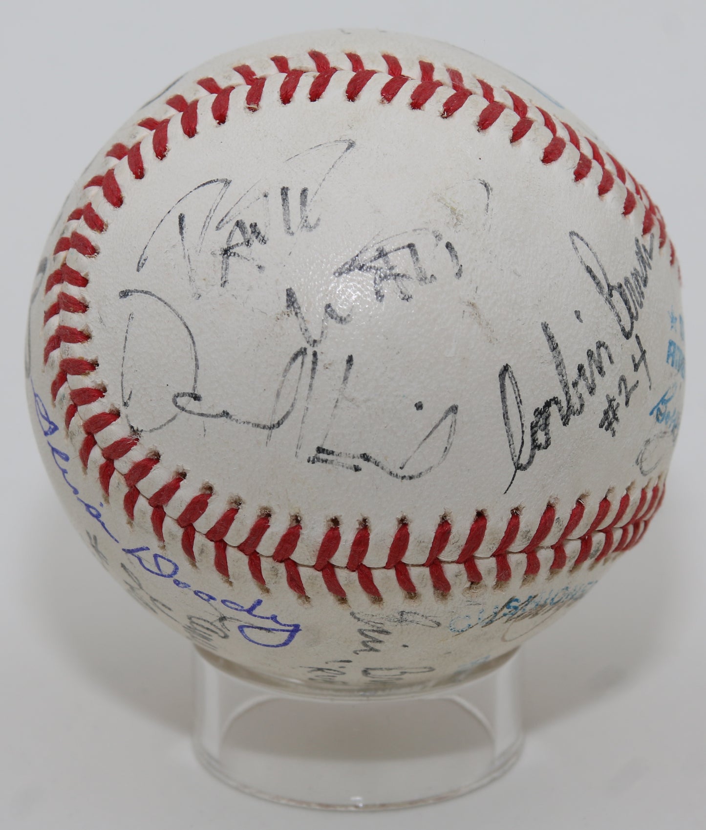 
                  
                    Major League II Cast Autographed Baseball - Signed by Charlie Sheen, Tom Berenger, Corbin Bernsen, Omar Epps, Dennis Haysbert, Alison Doody, +9
                  
                