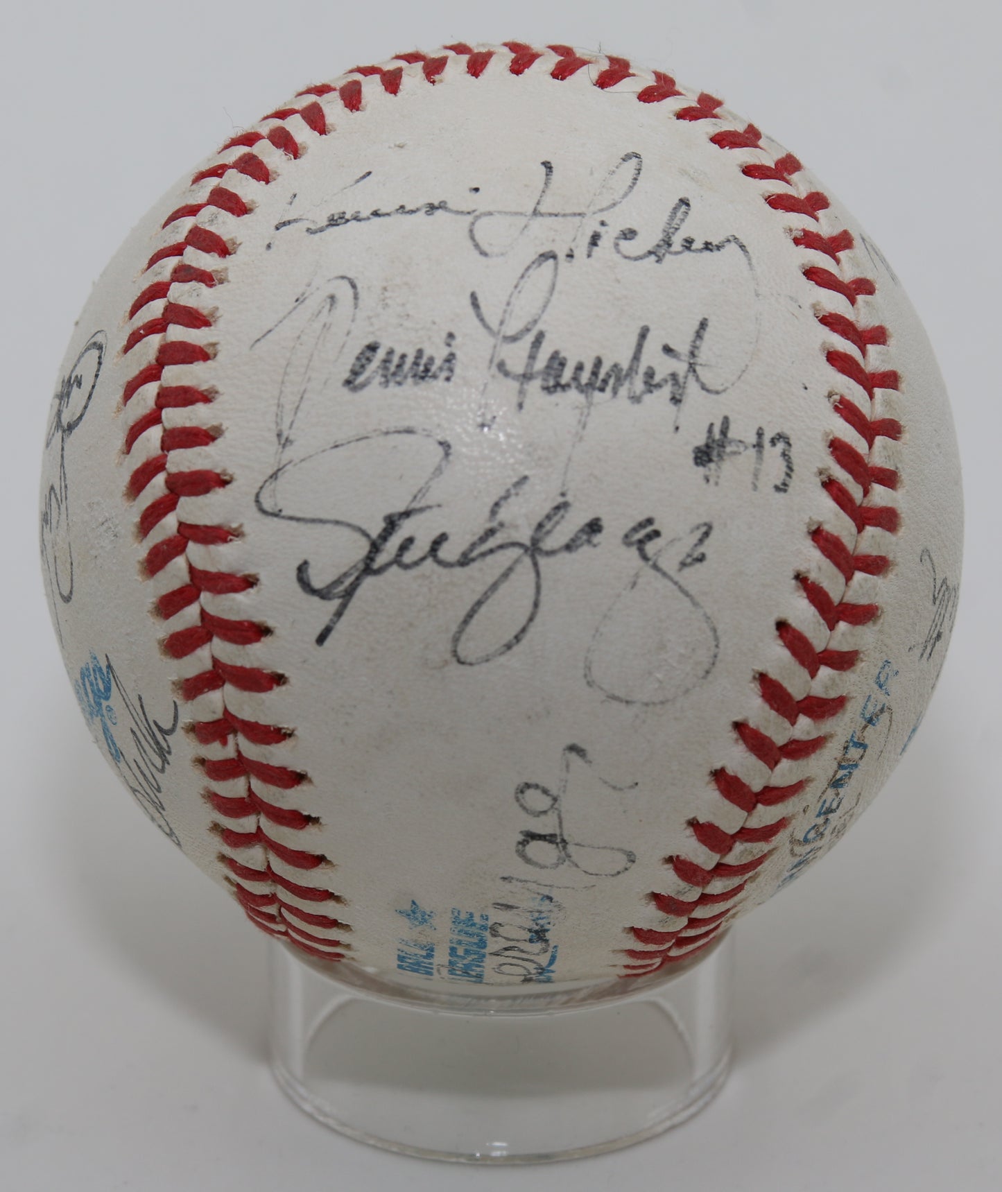 
                  
                    Major League II Cast Autographed Baseball - Signed by Charlie Sheen, Tom Berenger, Corbin Bernsen, Omar Epps, Dennis Haysbert, Alison Doody, +9
                  
                