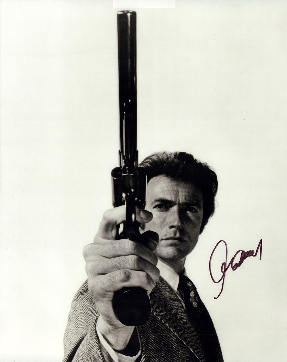 Clint Eastwood Dirty Harry Signed 16x20 Photo