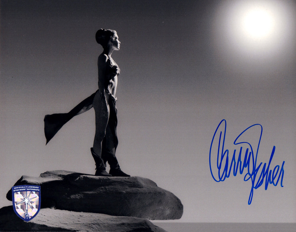 Carrie Fisher Princess Leia Star Wars Signed 8x10 Official Pix - Limited Edition 1 of Only 10!
