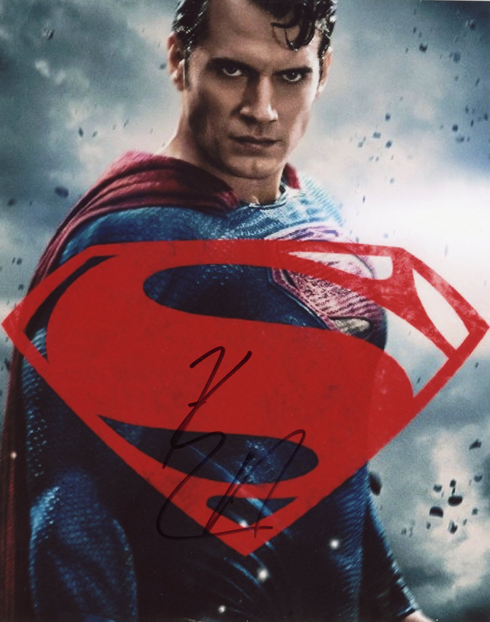 Henry Cavill Superman DC Signed 8x10 Photo